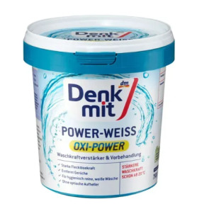 Порошок для виведення плям з білих тканин Denkmit Power-Weiss Oxi-Power, 750 г